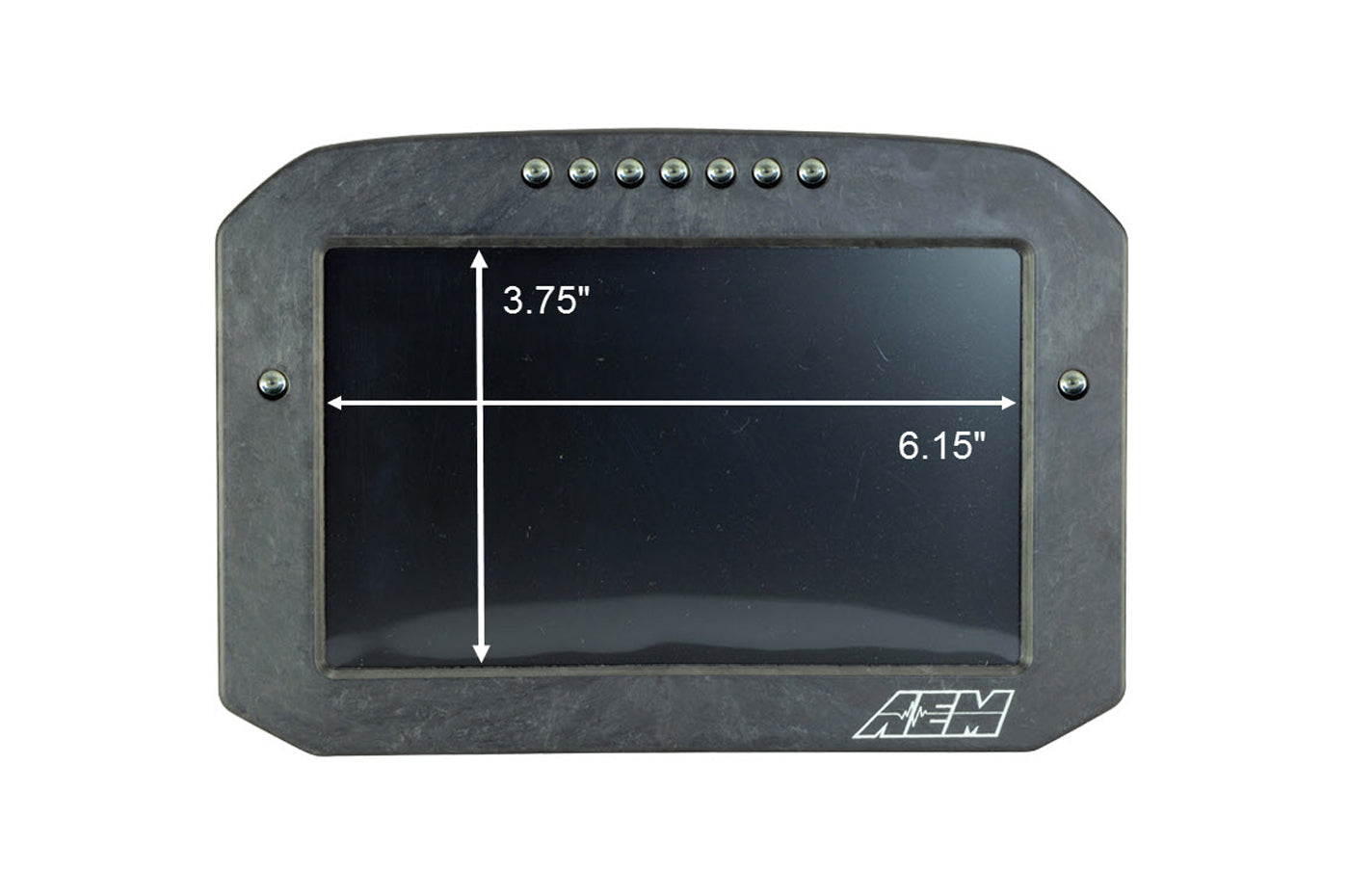 AEM CD7F Carbon Digital Racing Flat Dash Display