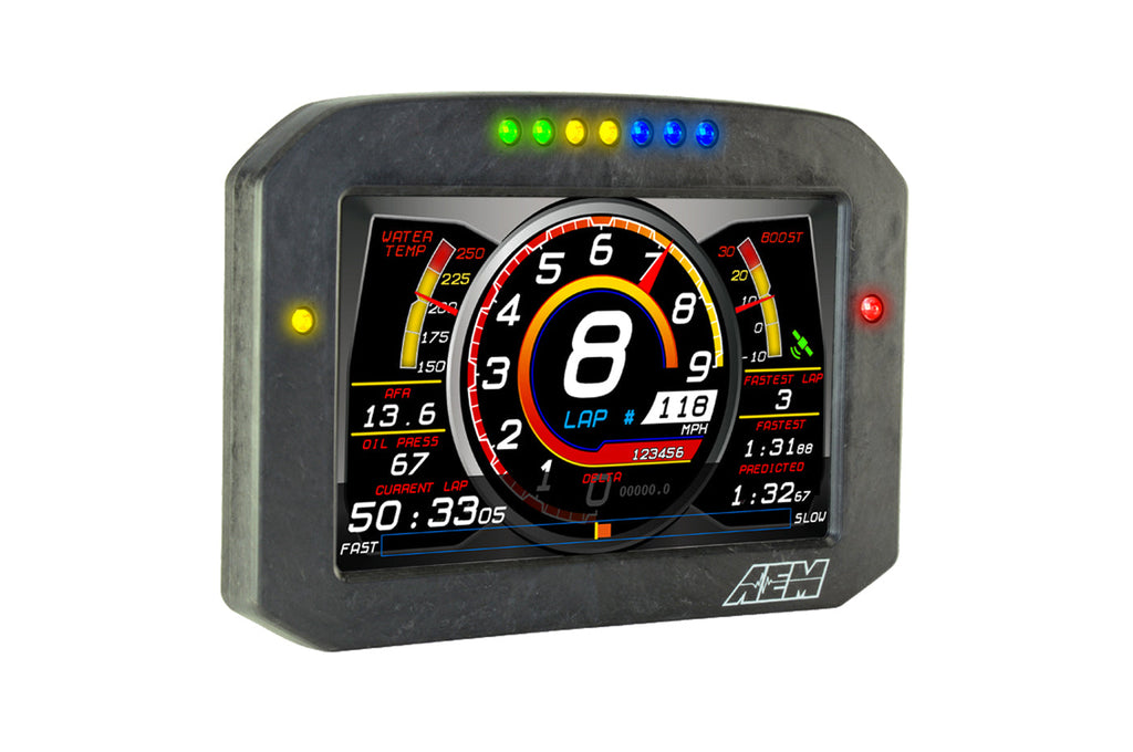 AEM CD7F Carbon Digital Racing Flat Dash Display