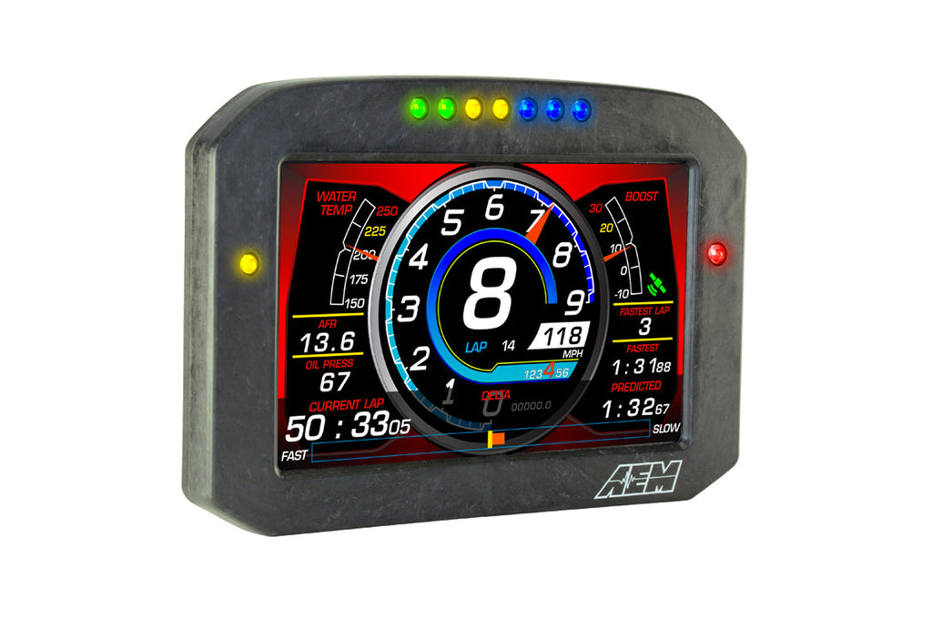 AEM CD7F Carbon Digital Racing Flat Dash Display