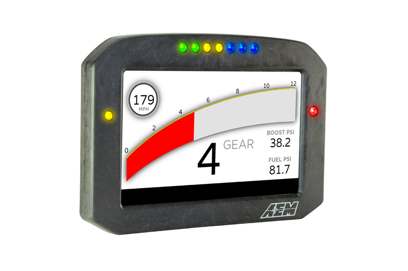 AEM CD7F Carbon Digital Racing Flat Dash Display