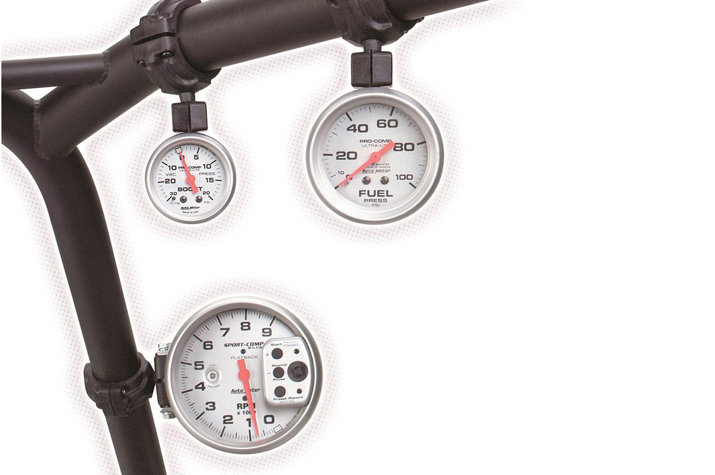 Auto Meter Roll Cage Gauge Pod Mount (52mm)