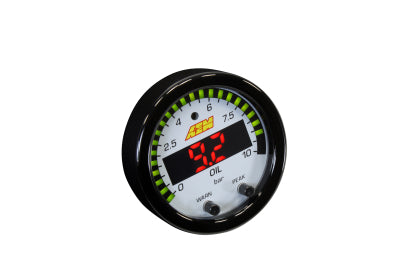 AEM X-Series Oil Pressure Gauge 150 PSI / 10BAR (30-0307)