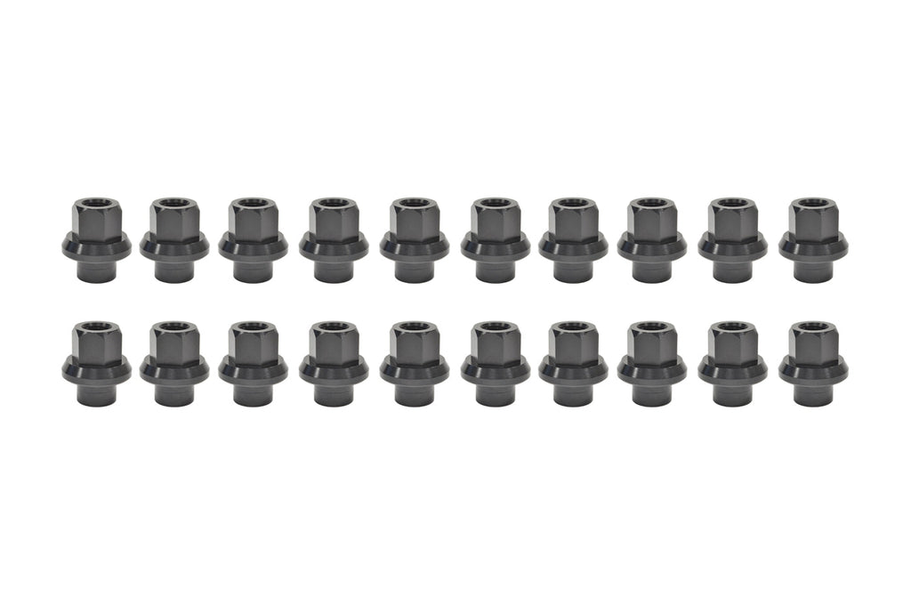 Belak M12x1.5 Black Aluminum Lug Nuts Set of 20 (LUG-AL-M12X1.5)