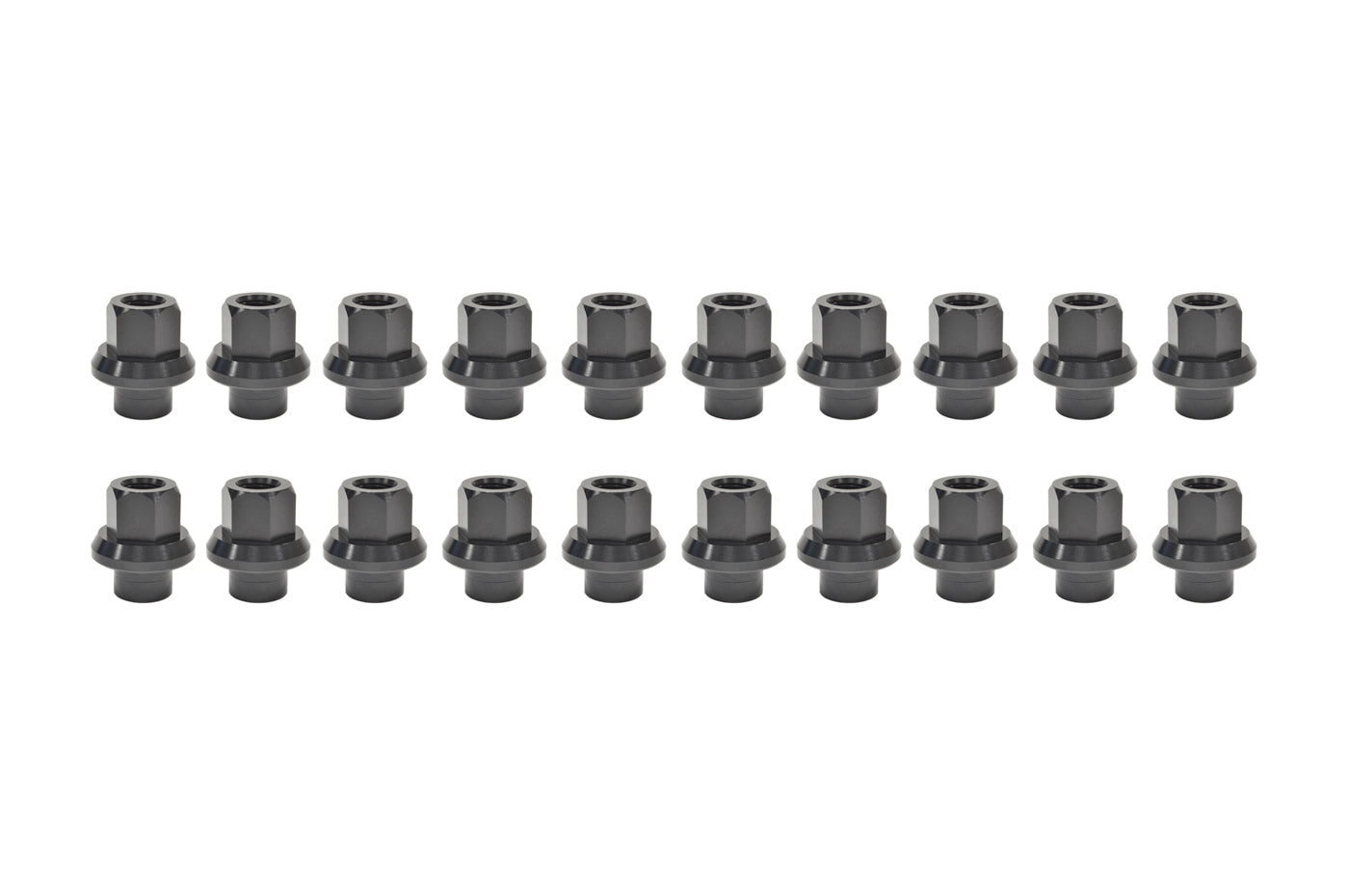 Belak M12x1.5 Black Aluminum Lug Nuts Set of 20 (LUG-AL-M12X1.5)