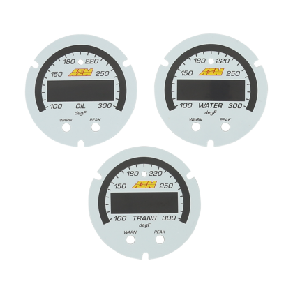 AEM Faceplate/Bezel Kit for X-Series Water Trans Oil Temp (30-0302-ACC)