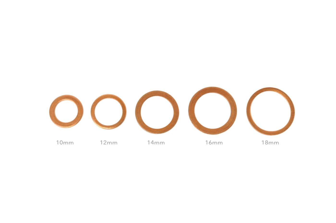 Copper Crush Washer for Banjo Bolts