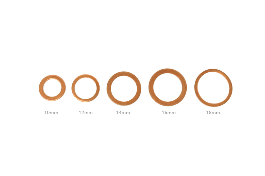 Copper Crush Washer for Banjo Bolts