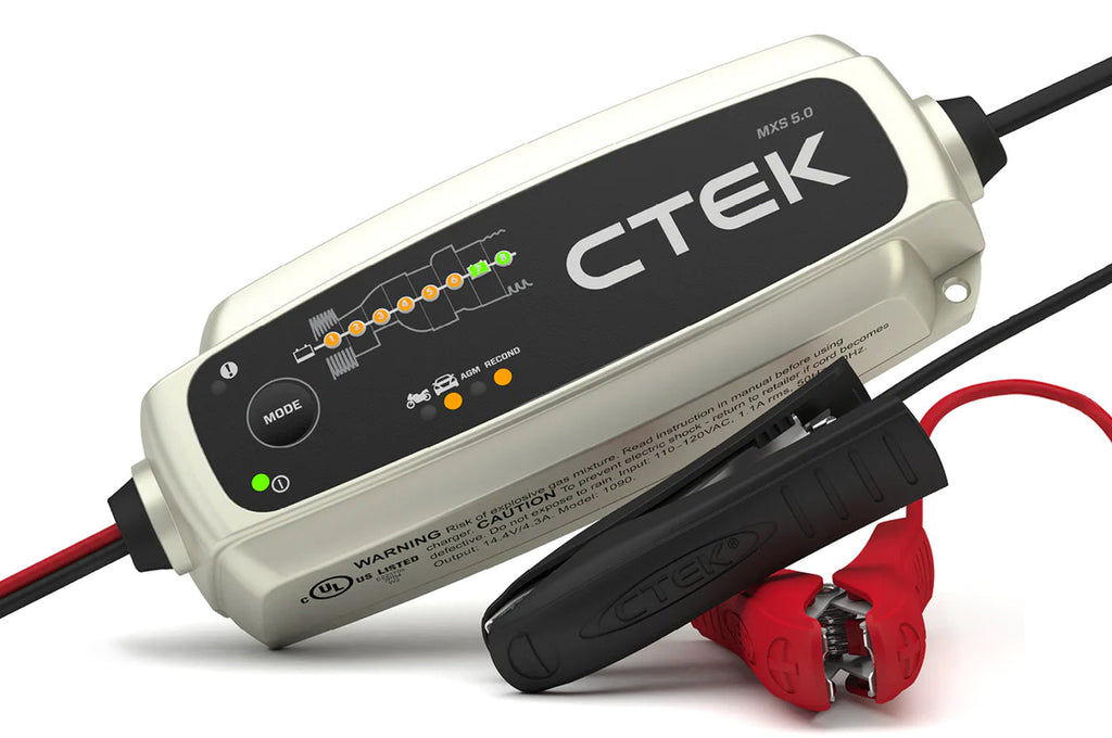 CTEK MXS 5.0 Battery Charger for 12 Volt Batteries (40-206)
