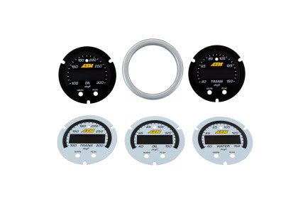 AEM Faceplate/Bezel Kit for X-Series Water Trans Oil Temp (30-0302-ACC)