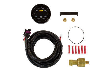 AEM X-Series Oil Pressure Gauge 150 PSI / 10BAR (30-0307)