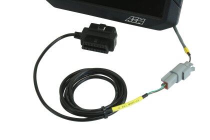 AEM Carbon Dash OBDII CAN Harness (30-2217)