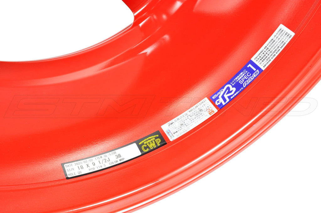 Gram Lights 57CR Milano Red Wheel