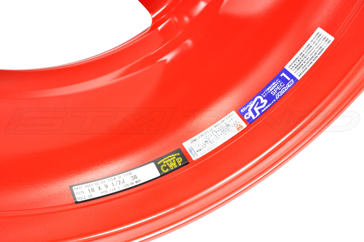 Gram Lights 57CR Milano Red Wheel