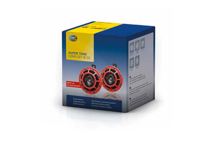 Hella Red Twin Supertone Horns (003399801)