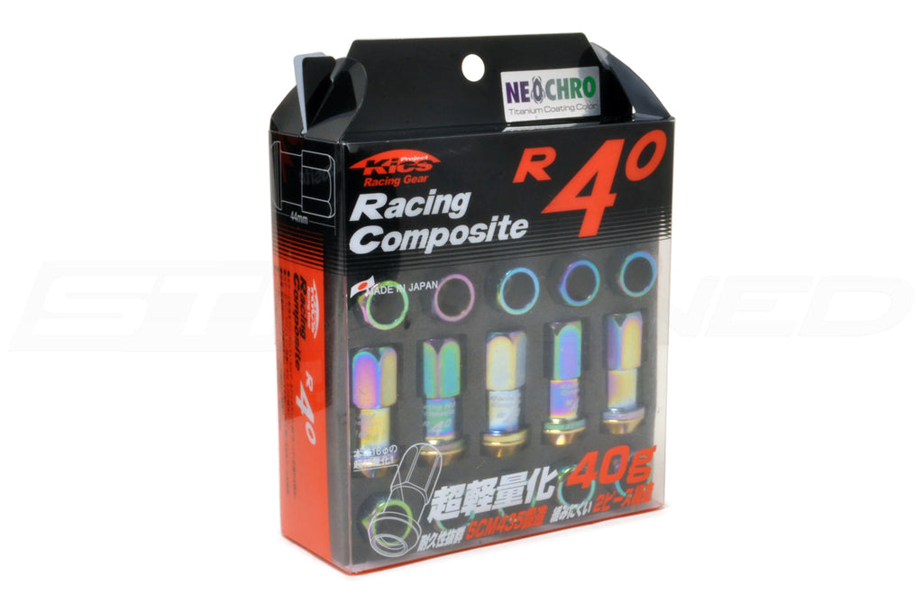 Project Kics R40 Neo Chrome Lug Nuts (M12 x 1.5) (KRC01N)