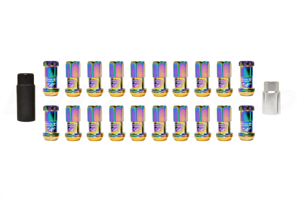 Project Kics R40 Neo Chrome Lug Nuts with Locks (M12 x 1.5) (KRC11N)