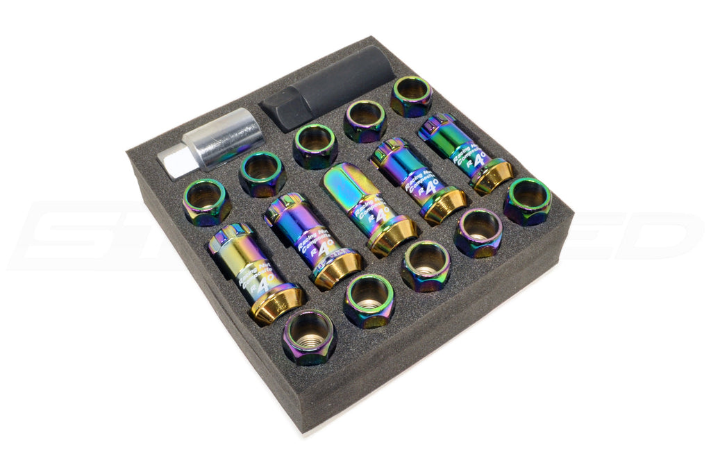Project Kics R40 Neo Chrome Lug Nuts with Locks (M12 x 1.5) (KRC11N)