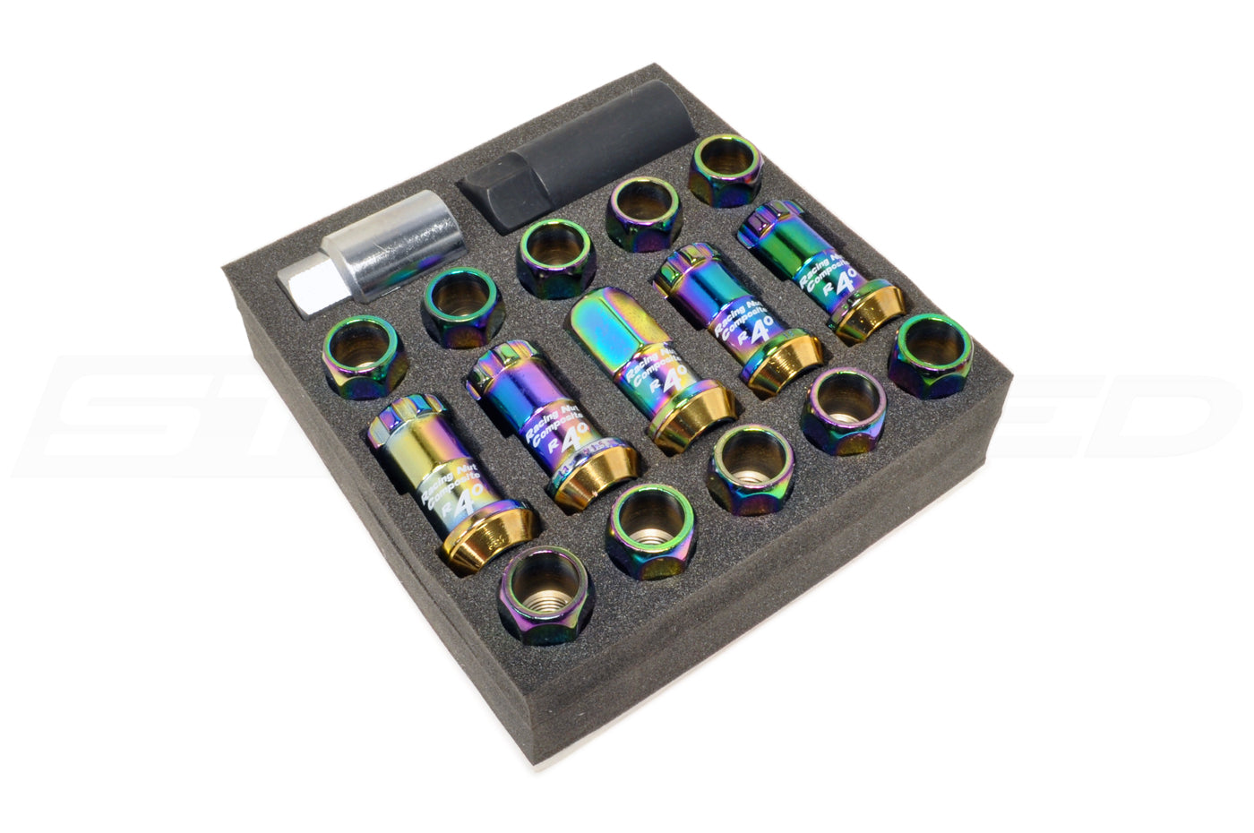 Project Kics R40 Neo Chrome Lug Nuts with Locks (M12 x 1.5) (KRC11N)