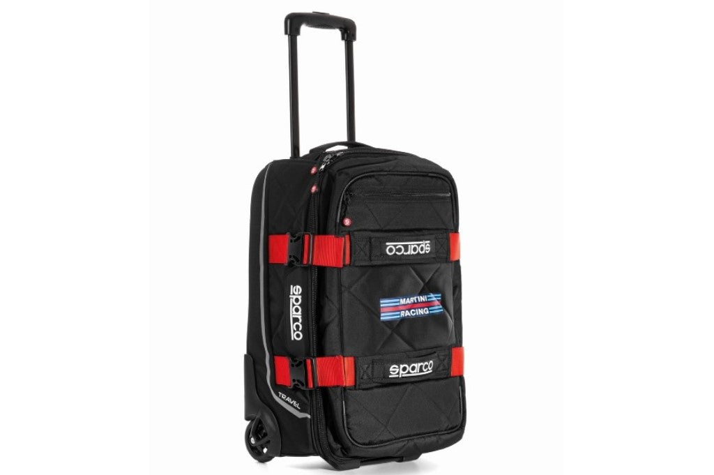 Sparco Martini-Racing Travel Bag in Black and Red (016438MRRS)
