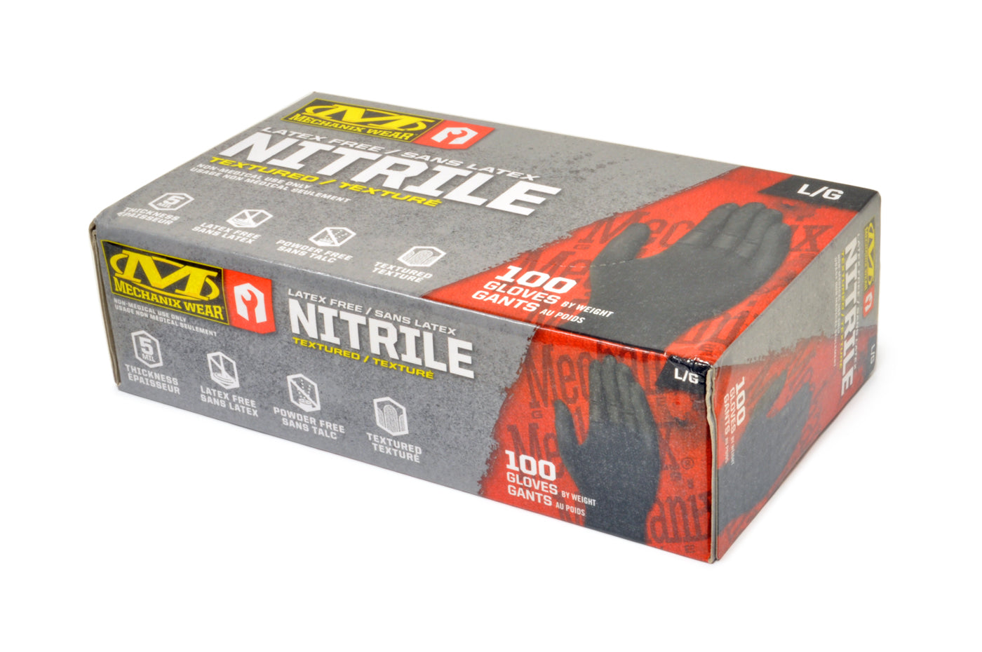 Mechanix Wear Black Nitrile Gloves (Box of 100)