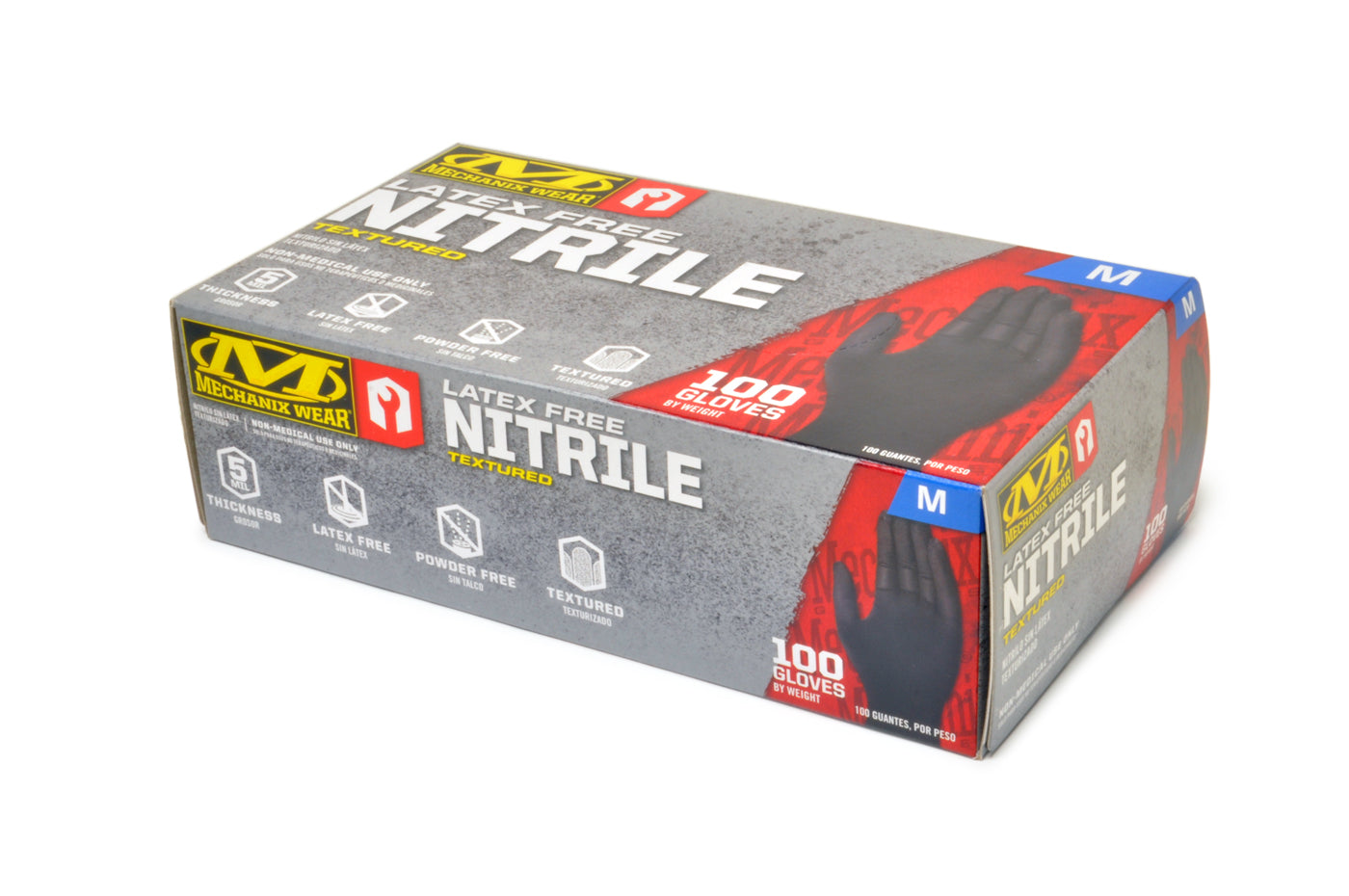 Mechanix Wear Black Nitrile Gloves (Box of 100)