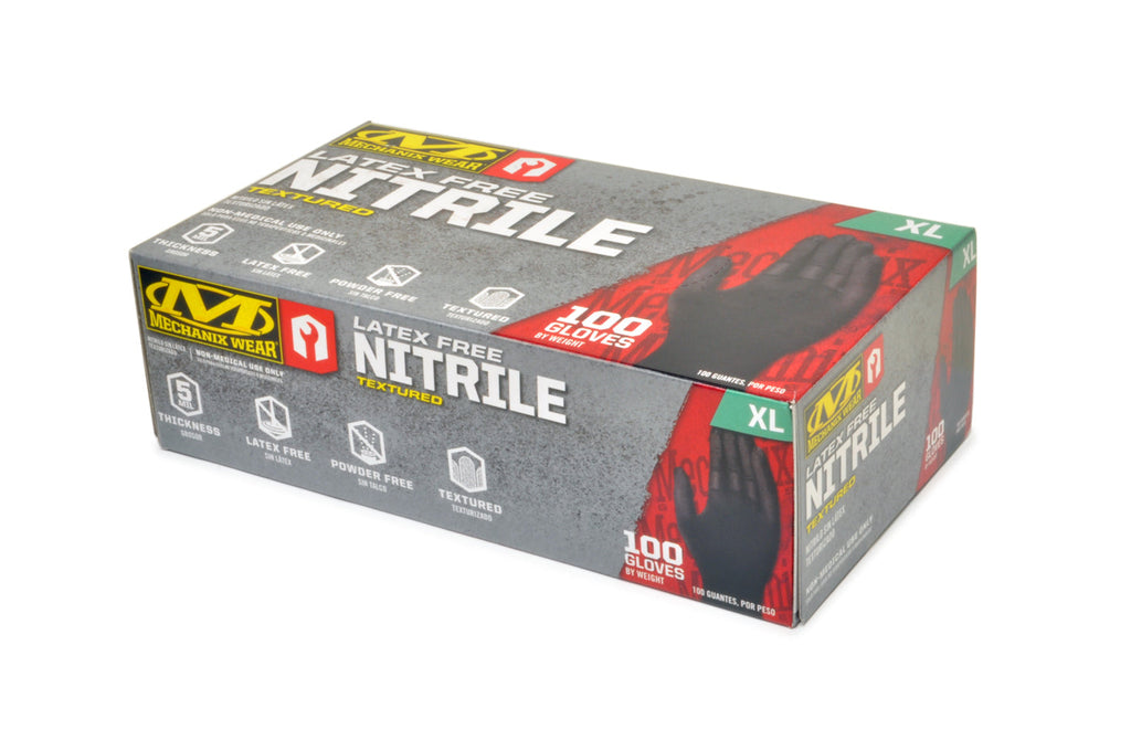 Mechanix Wear Black Nitrile Gloves (Box of 100)