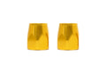 Russell Full Flow Hose End Orange/Gold Sockets (Pair of 2)