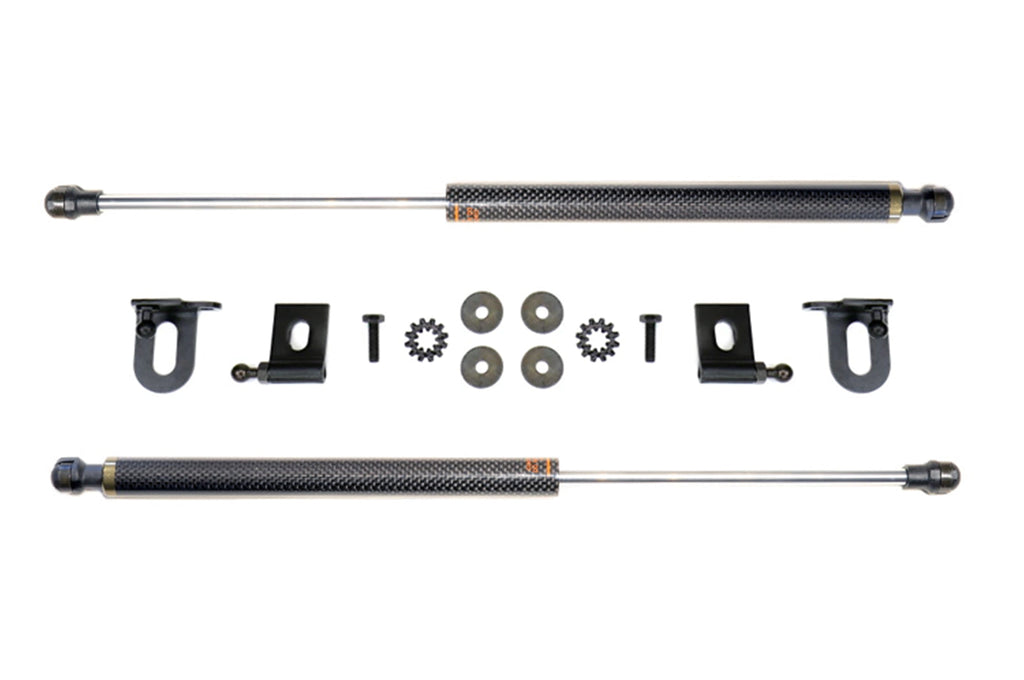Prosport Carbon Fiber Hood Dampers for Evo X (HD-MITS-EVO-10)