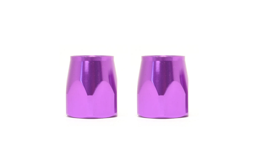 Russell Full Flow Hose End Purple Sockets (Pair of 2)