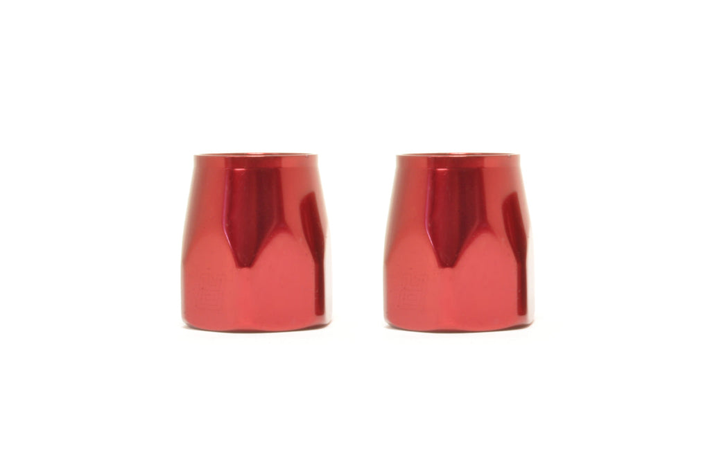Russell Full Flow Hose End Red Sockets (Pair of 2)
