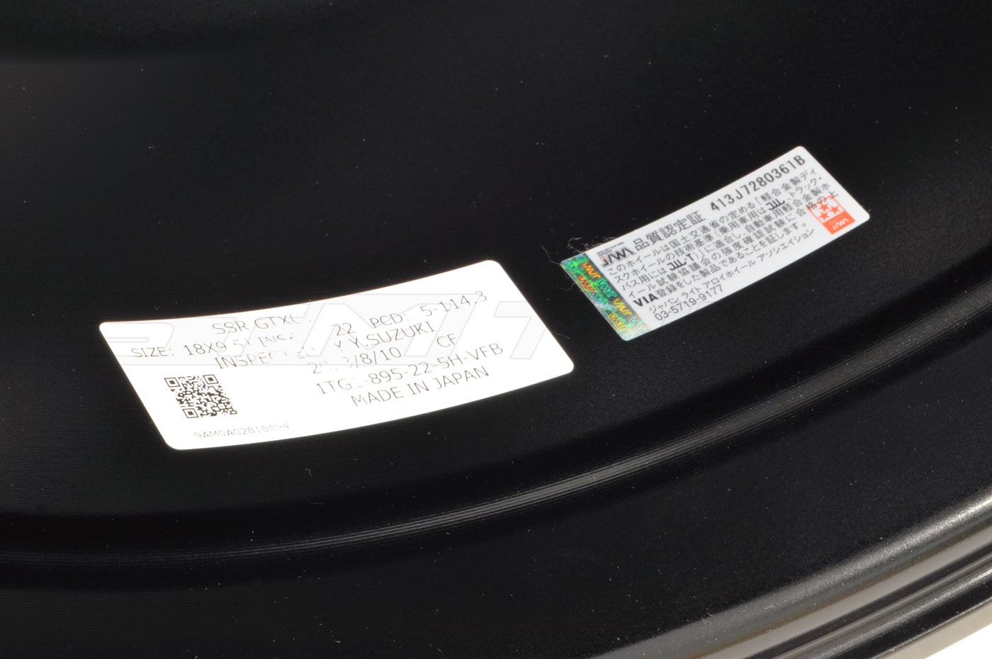 SSR GTX01 Flat Black Wheel