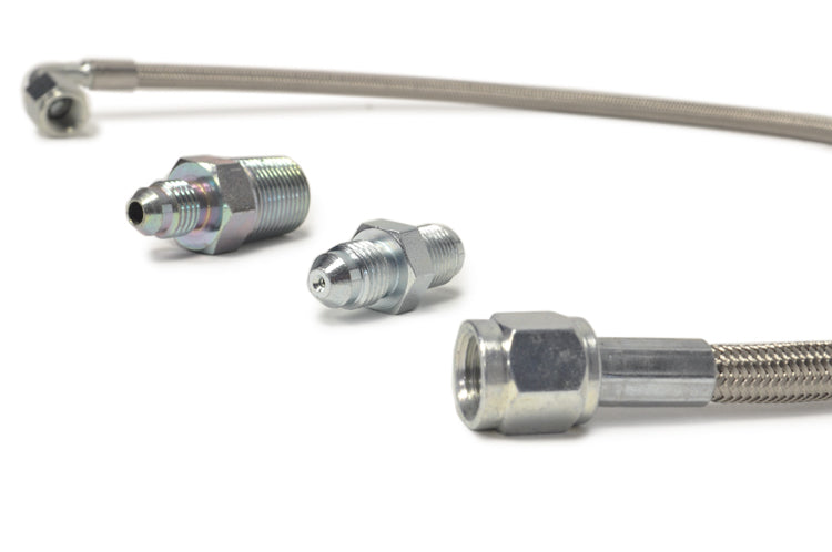 STM Oil Feed Line Kit for Garrett Ball Bearing GT30/35R Turbo (From Oil Filter Housing) - 1G/2G DSM