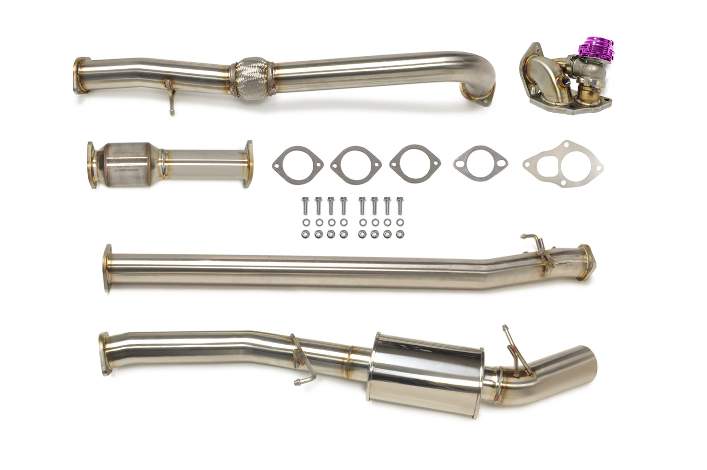 STM 2G AWD DSM Stainless Turbo-Back Exhaust