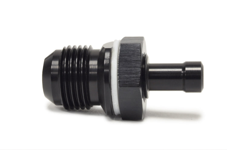 STM -8AN Black Anodized E85 Safe Fuel Bulkhead Fitting
