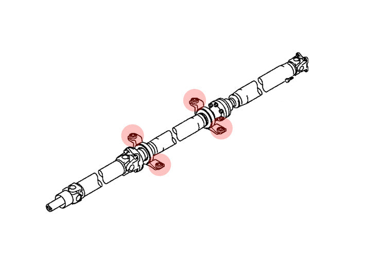 STM Driveshaft Carrier Bearing Support Bushings for DSM/3S/Evo I-X *Backorder*