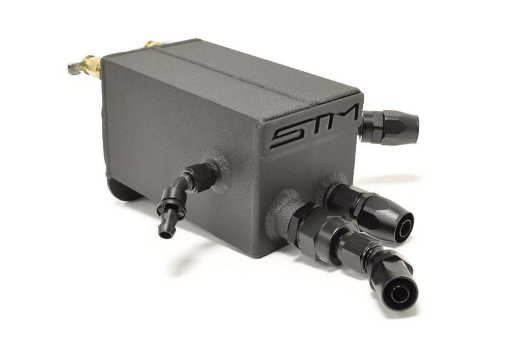 STM Sealed Engine Oil Catch Can for Evo X Plastic Valve Cover *Currently Unavailable*