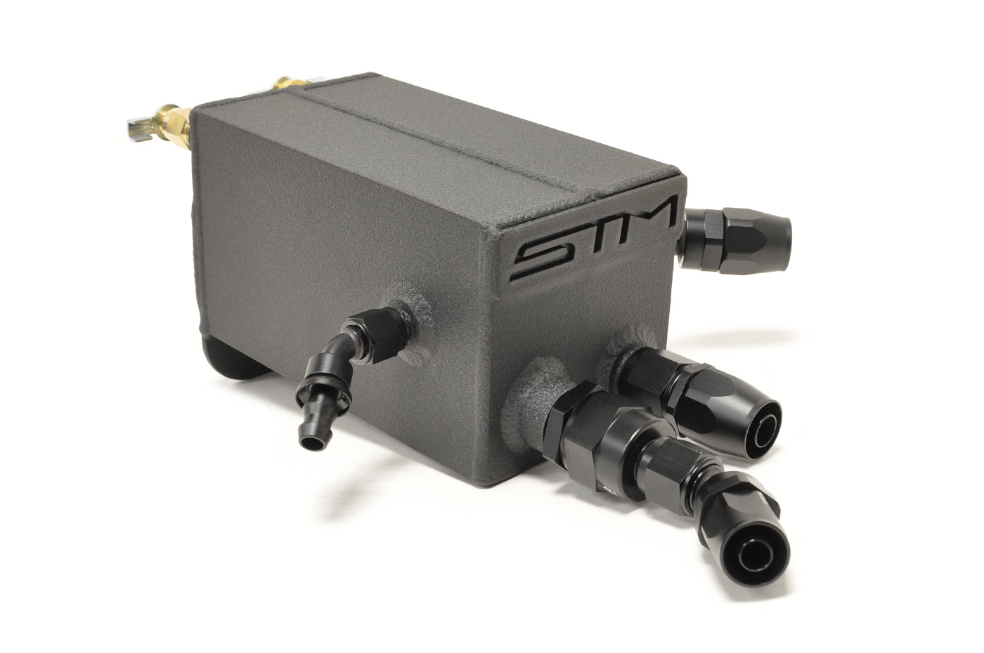 STM Sealed Engine Oil Catch Can for Evo X Plastic Valve Cover *Currently Unavailable*