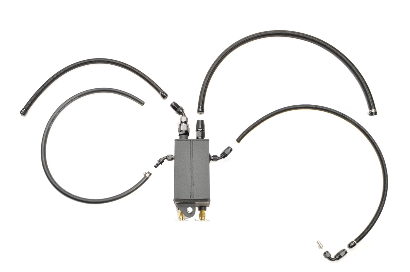STM Sealed Engine Oil Catch Can for Evo X Metal Valve Cover *Currently Unavailable*