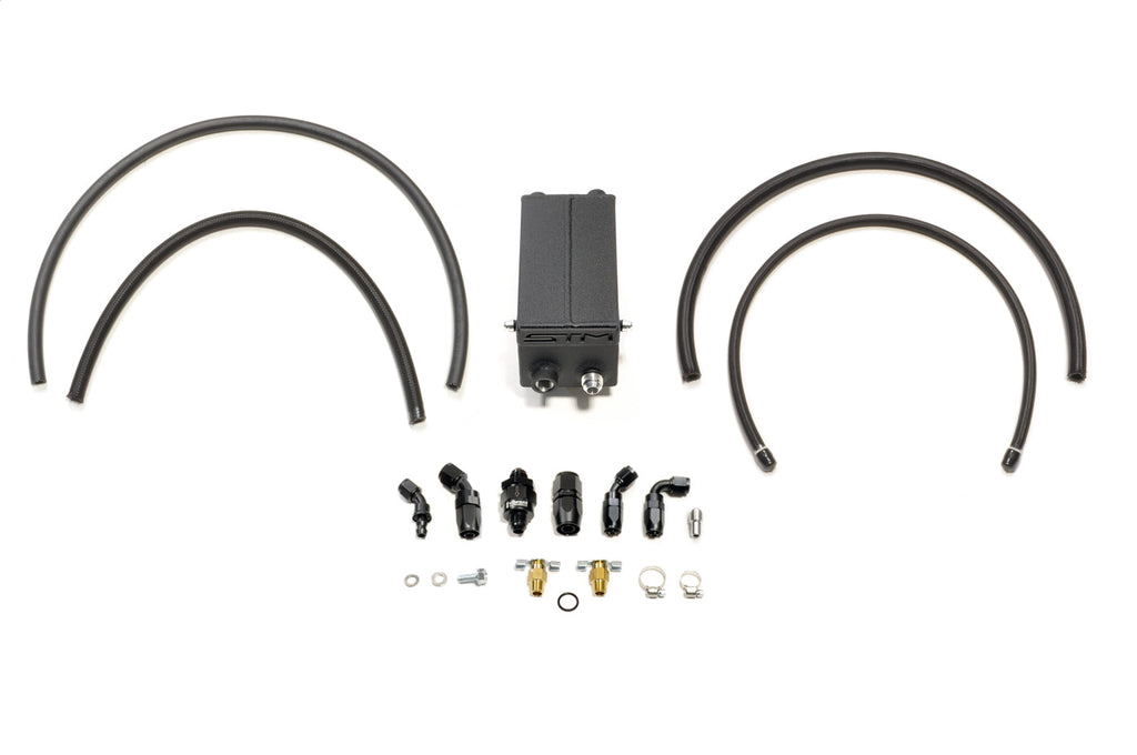 STM Sealed Engine Oil Catch Can for Evo X Metal Valve Cover *Currently Unavailable*