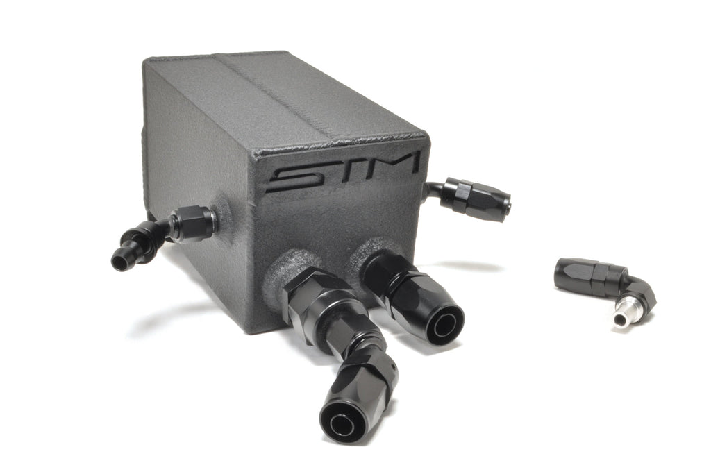 STM Sealed Engine Oil Catch Can for Evo X Metal Valve Cover *Currently Unavailable*