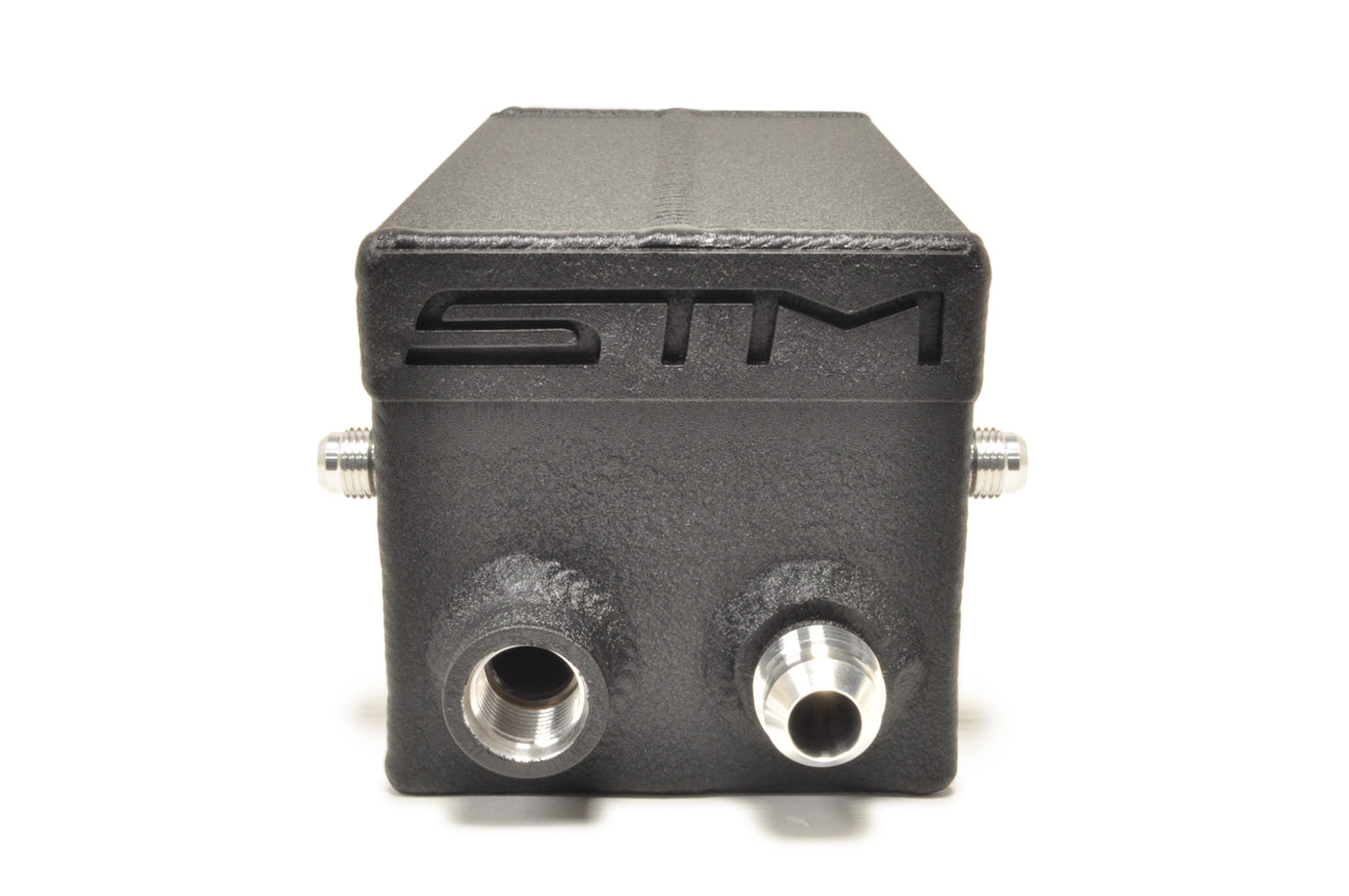 STM Sealed Engine Oil Catch Can for Evo X Metal Valve Cover *Currently Unavailable*