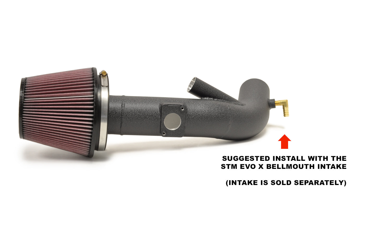 STM Sealed Engine Oil Catch Can for Evo X Metal Valve Cover *Currently Unavailable*
