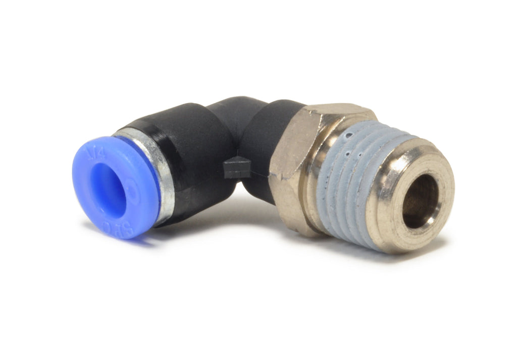 Vibrant One-Touch NPT 90° Elbow Fitting