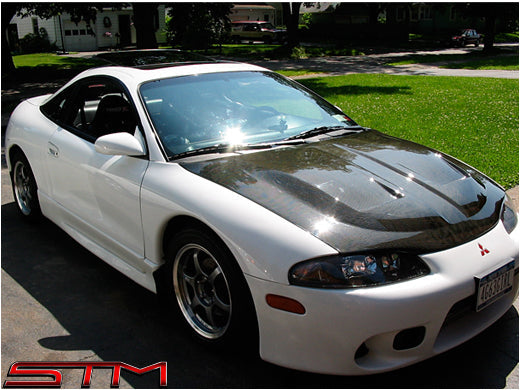 VIS Racing Extreme GT Carbon Fiber Hood for 2G DSM (95MTECL2DGT-010C)